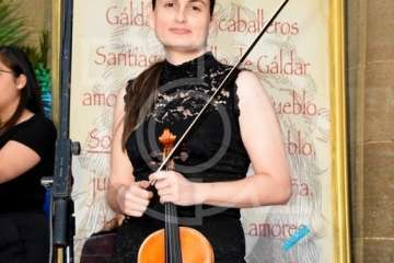  Telde con el empresario Grisaleña en la lectura del pregón de Santiago 2018 (Foto Antonio Alí)